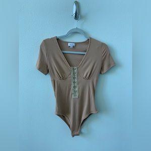 Tan bodysuit
